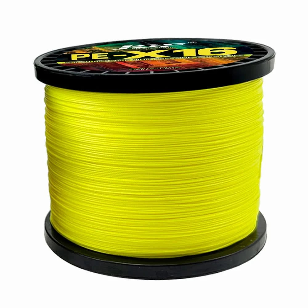 🎣 16 Strands Braided Fishing Line – 100M to 1000M | 25-200LB