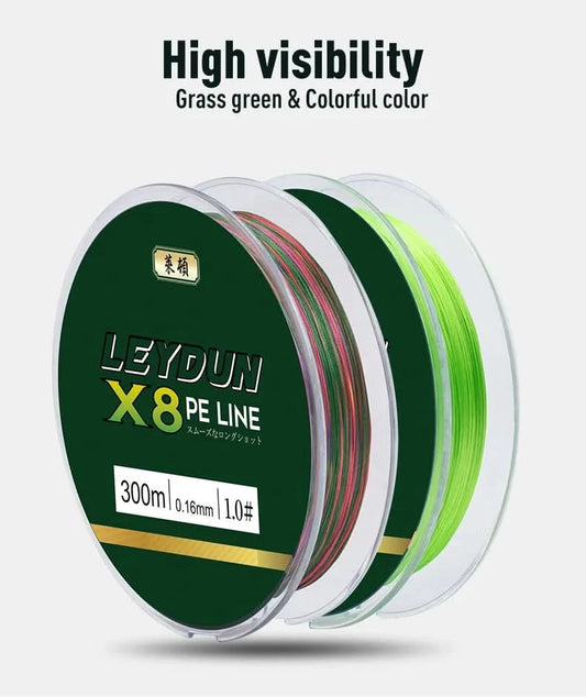 🎣 Micro Hot Fishing Line – 8 Strands Braided PE (300m)