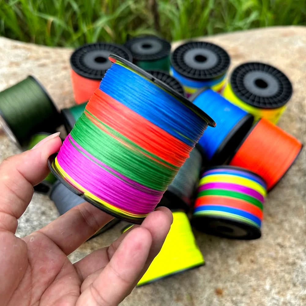 🎣 16 Strands Braided Fishing Line – 100M to 1000M | 25-200LB