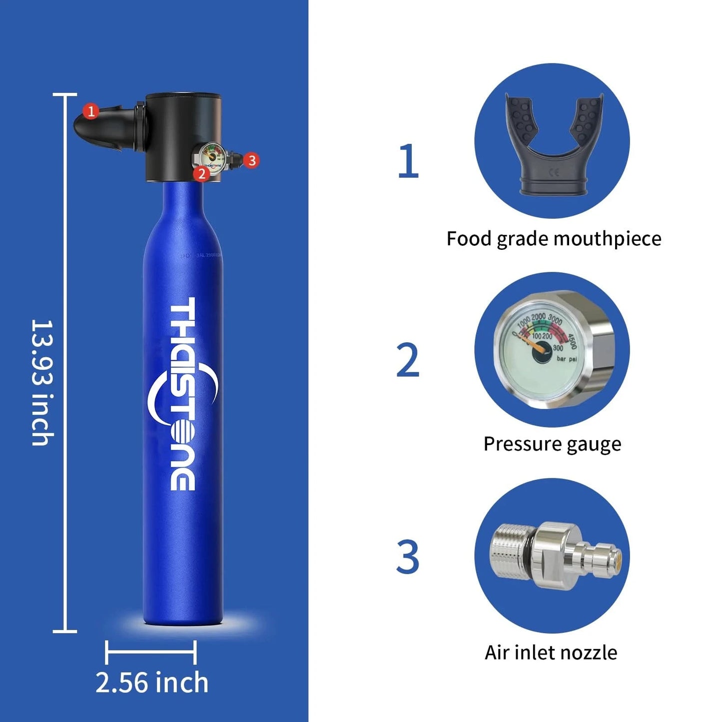 π TAIITONEE Mini Scuba Diving Tank β 0.5L Underwater Breathing Equipment πββοΈ