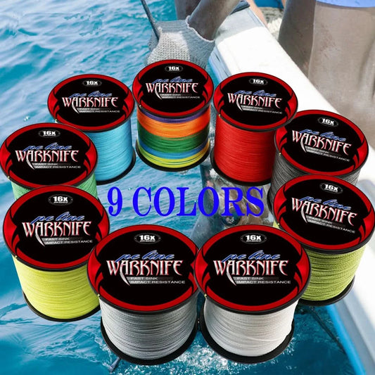 🎣 16 Strands 100M Fishing Line – Super Strong & Durable