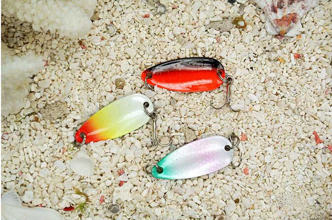 Fish Bait Hook Fishing Tackle spinners Lures Set 30x