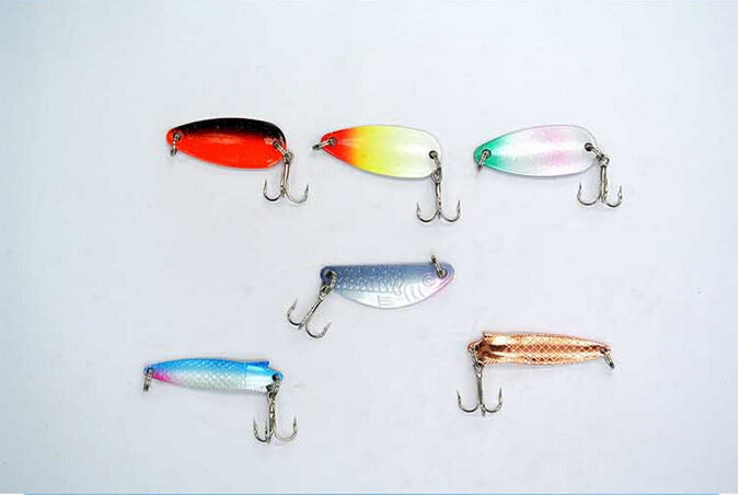 Fish Bait Hook Fishing Tackle spinners Lures Set 30x