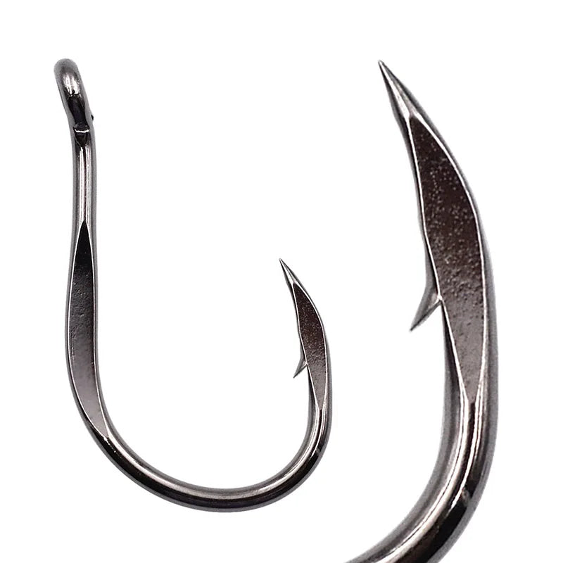 Super Sharped Fishing Hooks Chinu Ring Forged High Carbon Steel Fish Hook Hight Quality