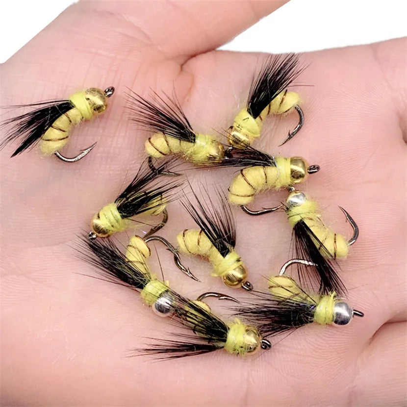 Ready Tied Flies Set with Spinners Spoon/Thrower for Trout Fishing for Fly Fishing