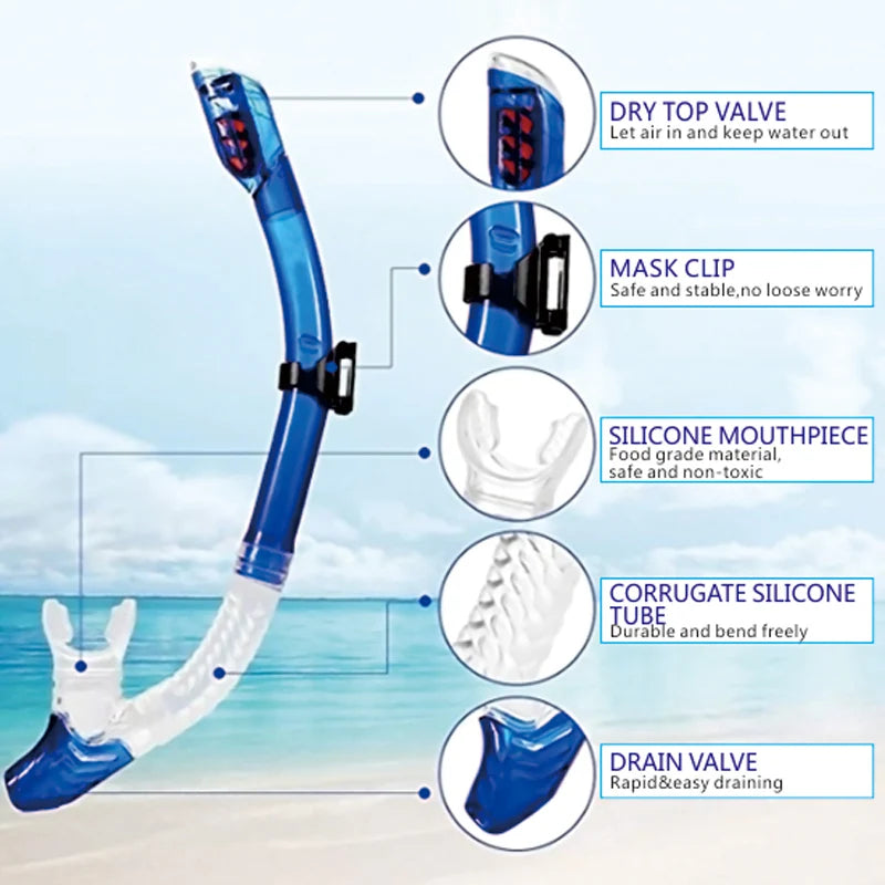 Scuba Diving Set with Mesh Gear Bag