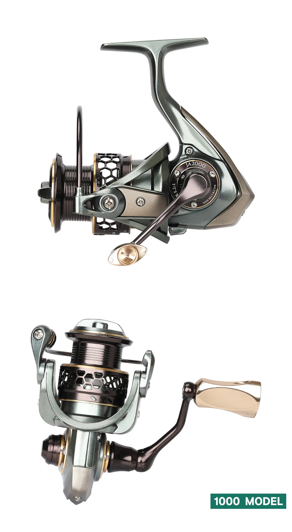 Spinning Fishing Reel 500 1000 2000 3000 Series