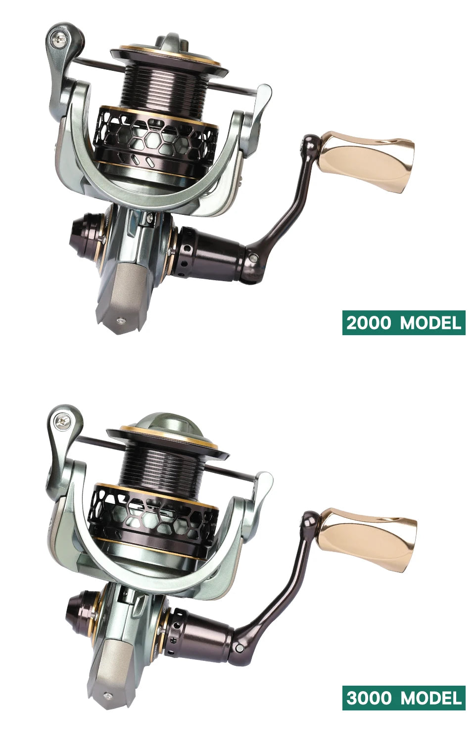 Spinning Fishing Reel 500 1000 2000 3000 Series