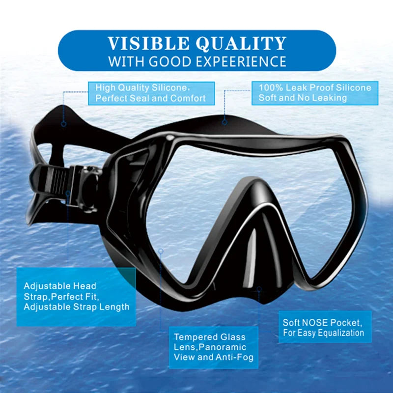 Scuba Diving Set with Mesh Gear Bag