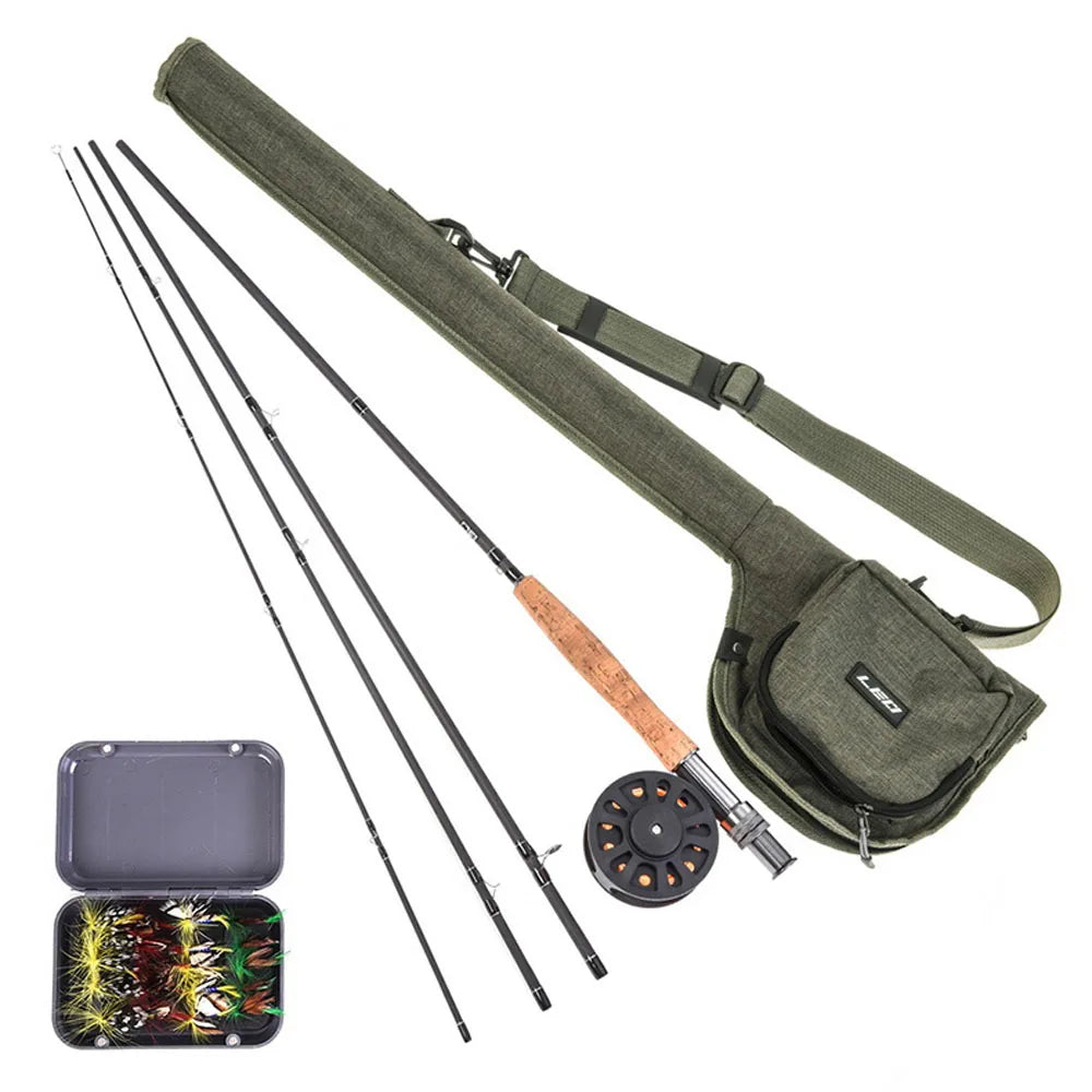 🎣 Hewolf Fly Fishing Rod & Reel Combo – Precision & Power for Every Cast! 🌊🏞️