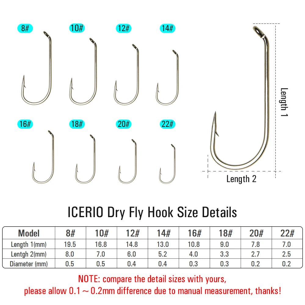 100PCS Fishing Hooks