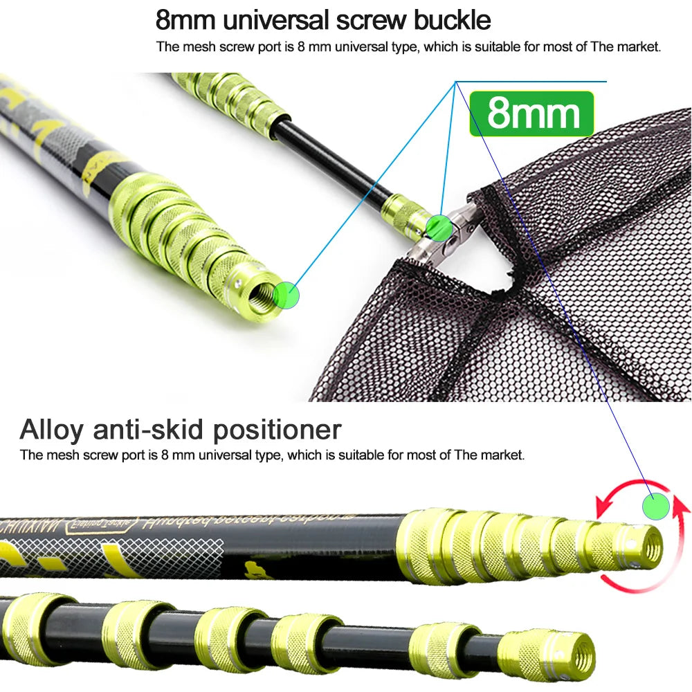 Fishing Net (Foldable Landing Net Pole, Lightweight)