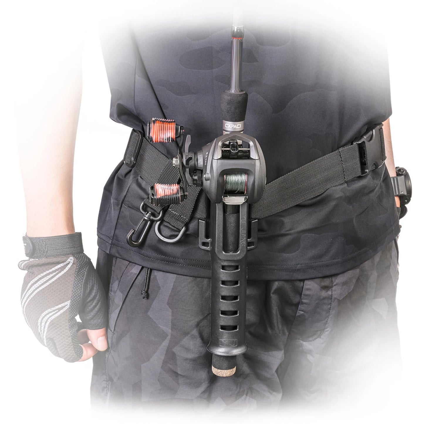 Adjustable Waist Belt for Fishing Rod