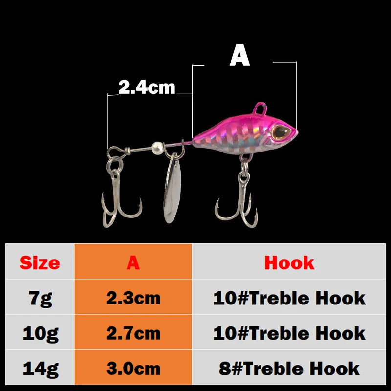 Long Shot Rotating Tail Fishing Hard Baits