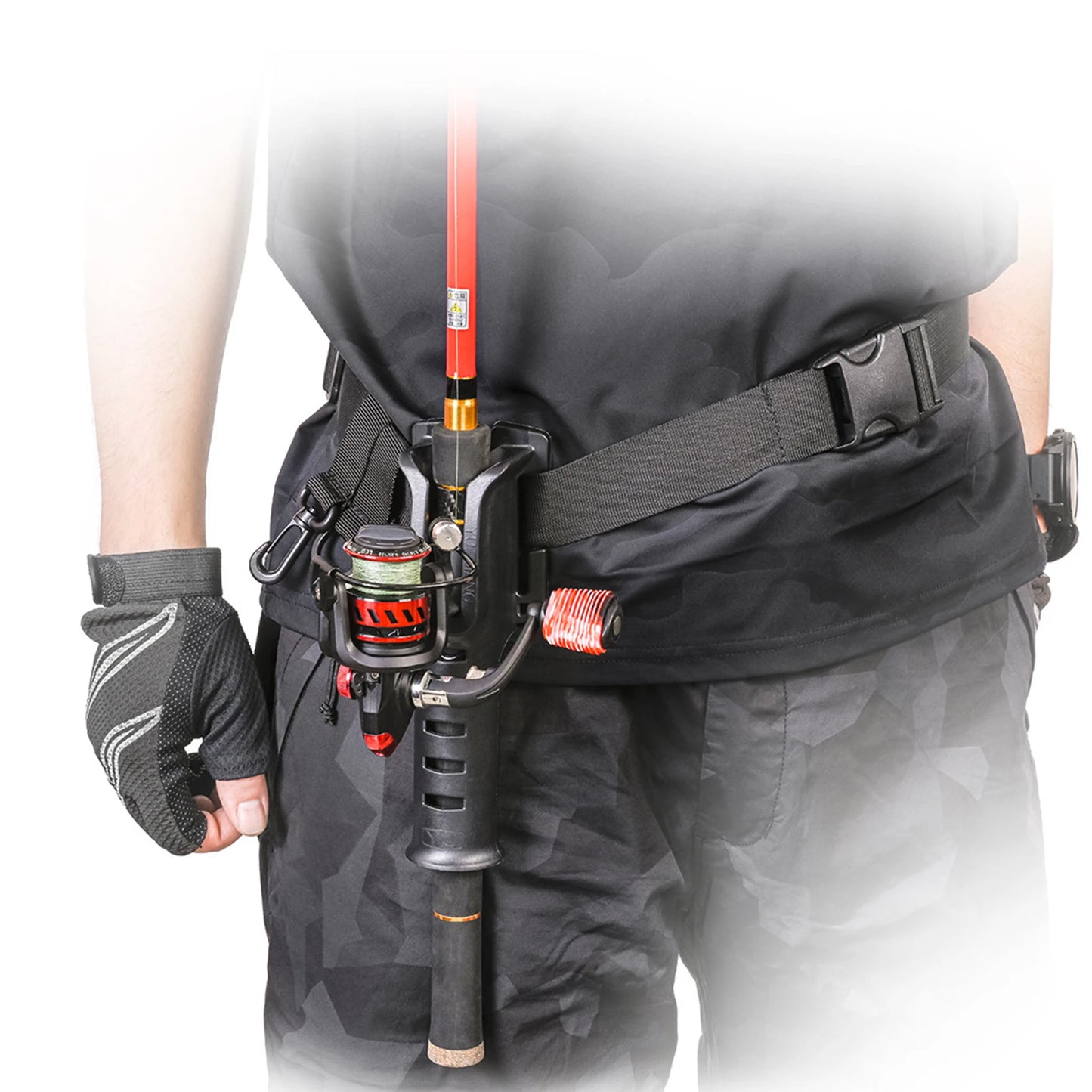 Adjustable Waist Belt for Fishing Rod