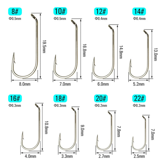 100PCS Fishing Hooks