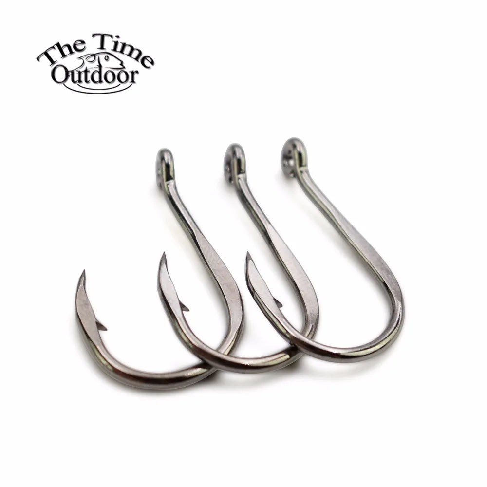 Super Sharped Fishing Hooks Chinu Ring Forged High Carbon Steel Fish Hook Hight Quality