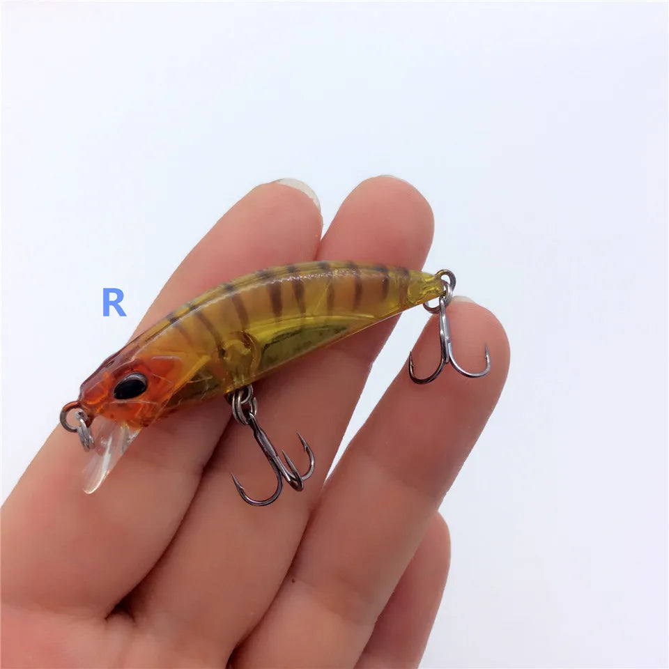 Tsurinoya 4PC 50mm 5g Sinking Minnow Artificial Bait for Trout Bass Fishing