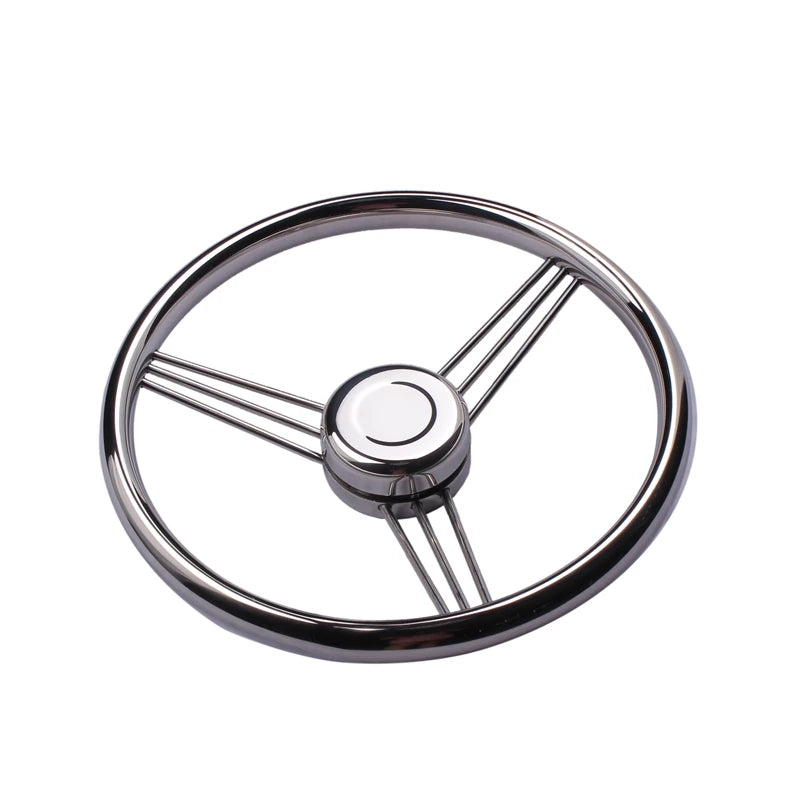 Boat Steering Wheel Stainless Steel 13-1/2''