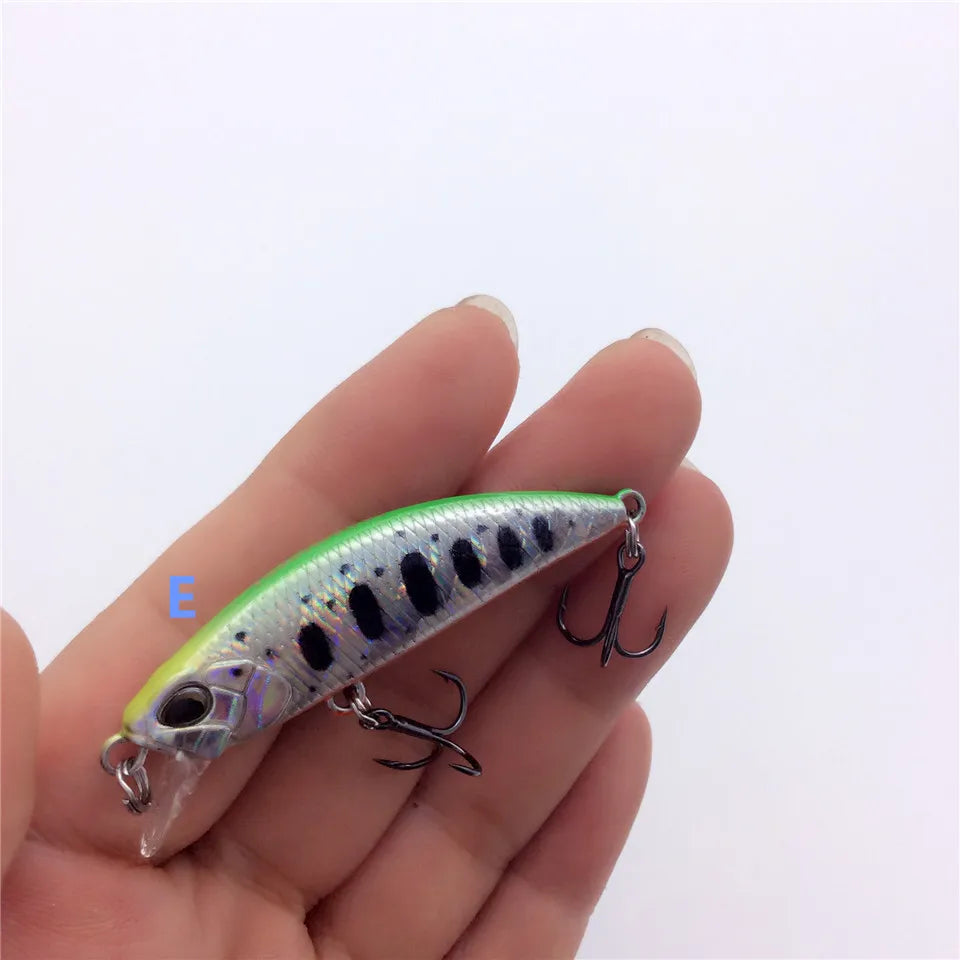 Tsurinoya 4PC 50mm 5g Sinking Minnow Artificial Bait for Trout Bass Fishing