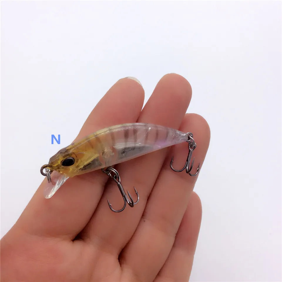 Tsurinoya 4PC 50mm 5g Sinking Minnow Artificial Bait for Trout Bass Fishing