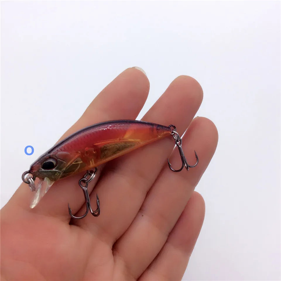 Tsurinoya 4PC 50mm 5g Sinking Minnow Artificial Bait for Trout Bass Fishing