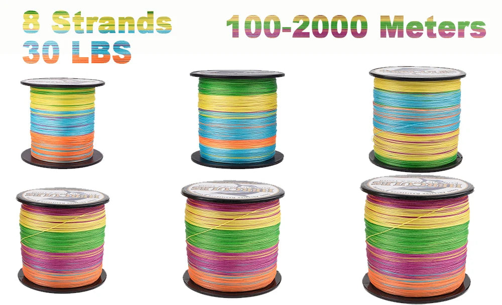 🎣 Hercules 8-Strand Braided Fishing Line – Super Strong & Smooth Casting
✅ Available in: 1500m / 2000m