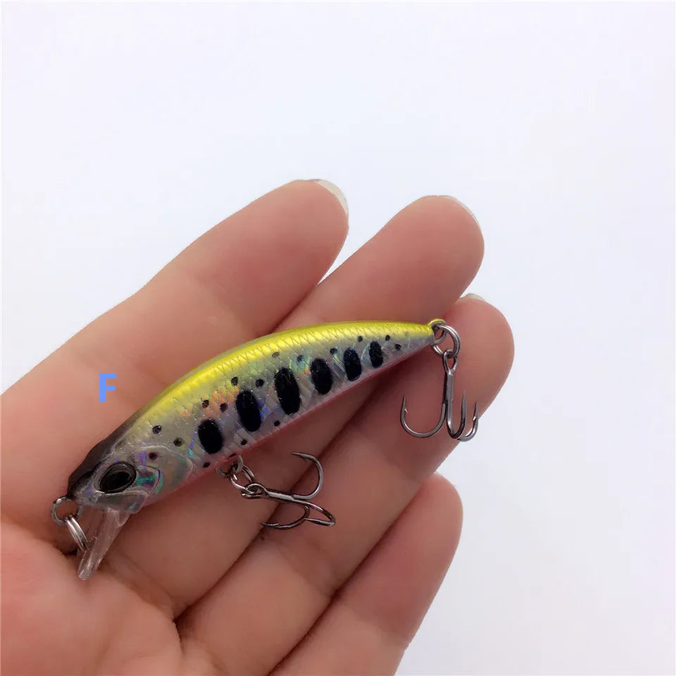 Tsurinoya 4PC 50mm 5g Sinking Minnow Artificial Bait for Trout Bass Fishing