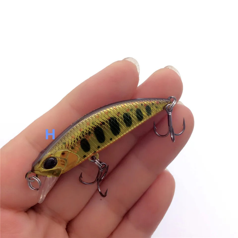 Tsurinoya 4PC 50mm 5g Sinking Minnow Artificial Bait for Trout Bass Fishing