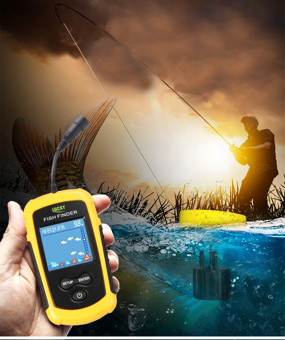 Fish Finders Alarm 100M Portable Sonar