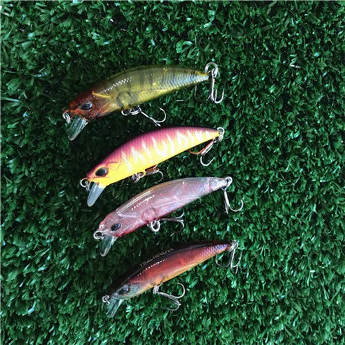 Tsurinoya 4PC 50mm 5g Sinking Minnow Artificial Bait for Trout Bass Fishing