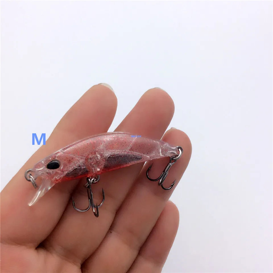 Tsurinoya 4PC 50mm 5g Sinking Minnow Artificial Bait for Trout Bass Fishing