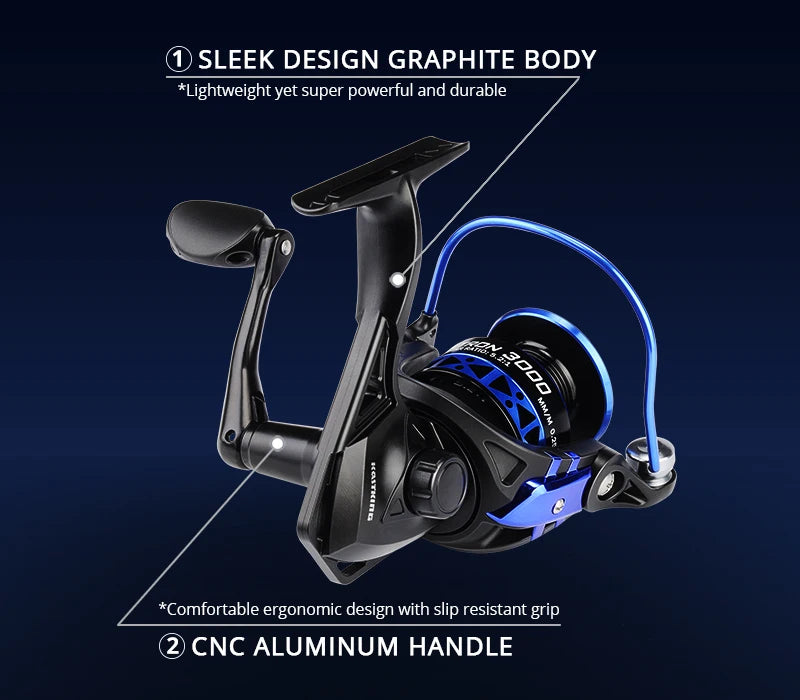 Centron &amp; Summer Spinning Fishing Reel – High Performance, Lightweight & Affordable