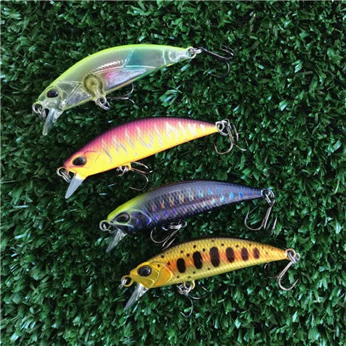 Tsurinoya 4PC 50mm 5g Sinking Minnow Artificial Bait for Trout Bass Fishing