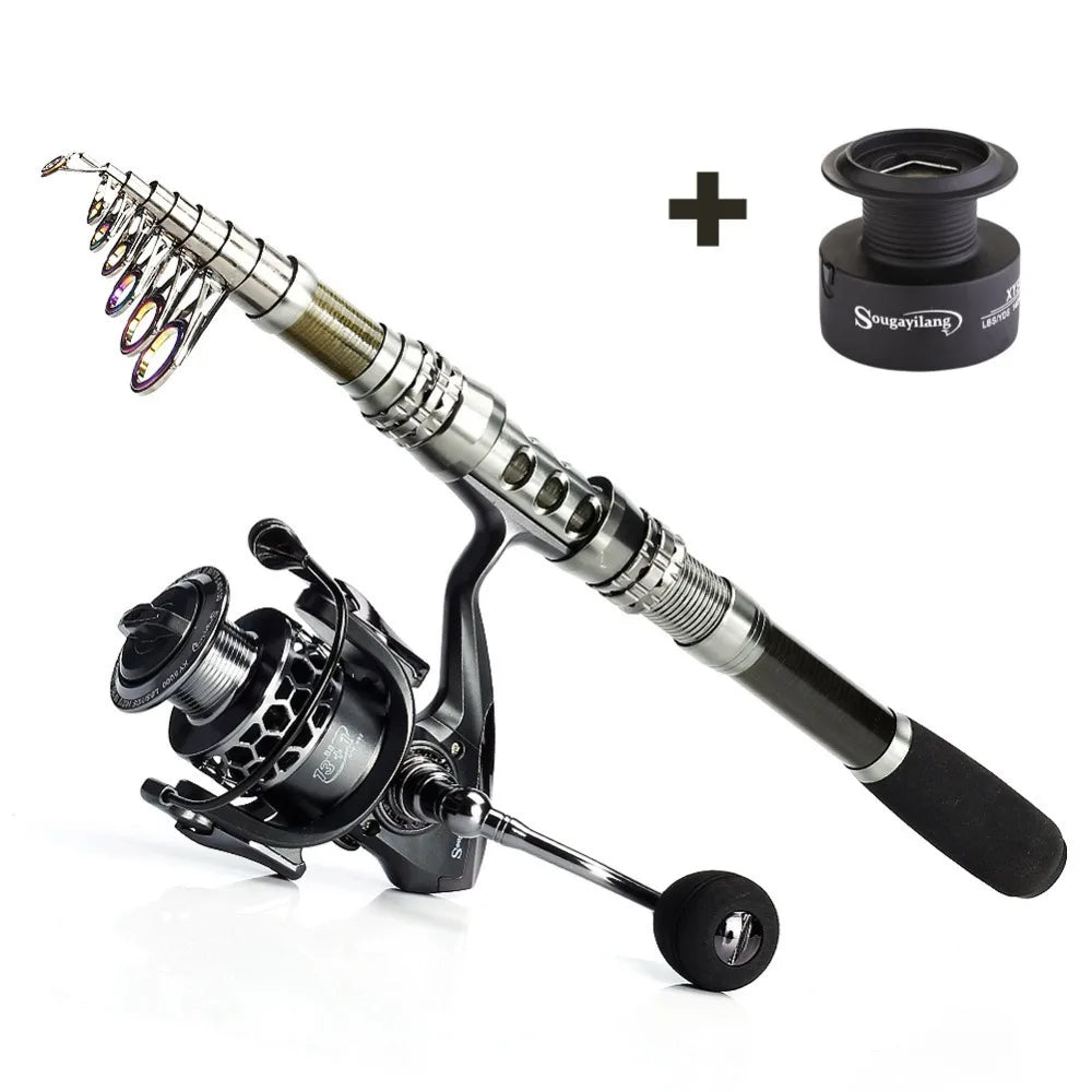 Sougayilang Fishing Rod Combos + Spinning Reels