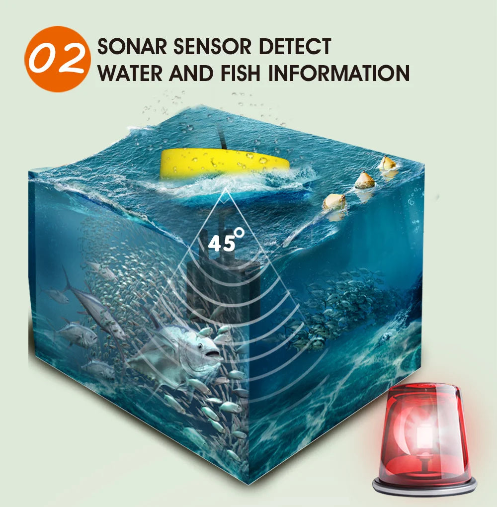 Fish Finders Alarm 100M Portable Sonar