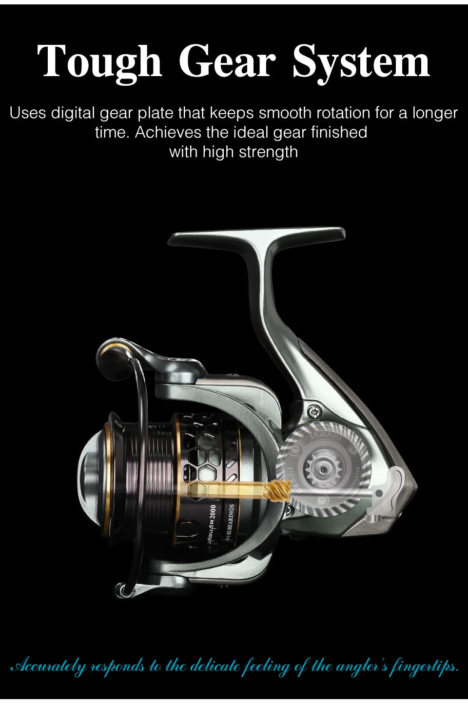 Spinning Fishing Reel 500 1000 2000 3000 Series