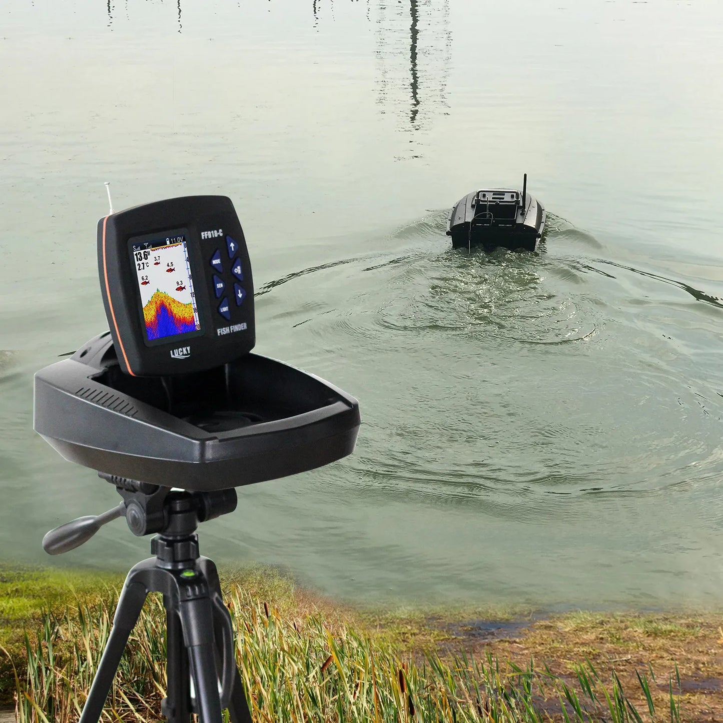 Boat Fish Finder 3.5" LCD (Remote Control)