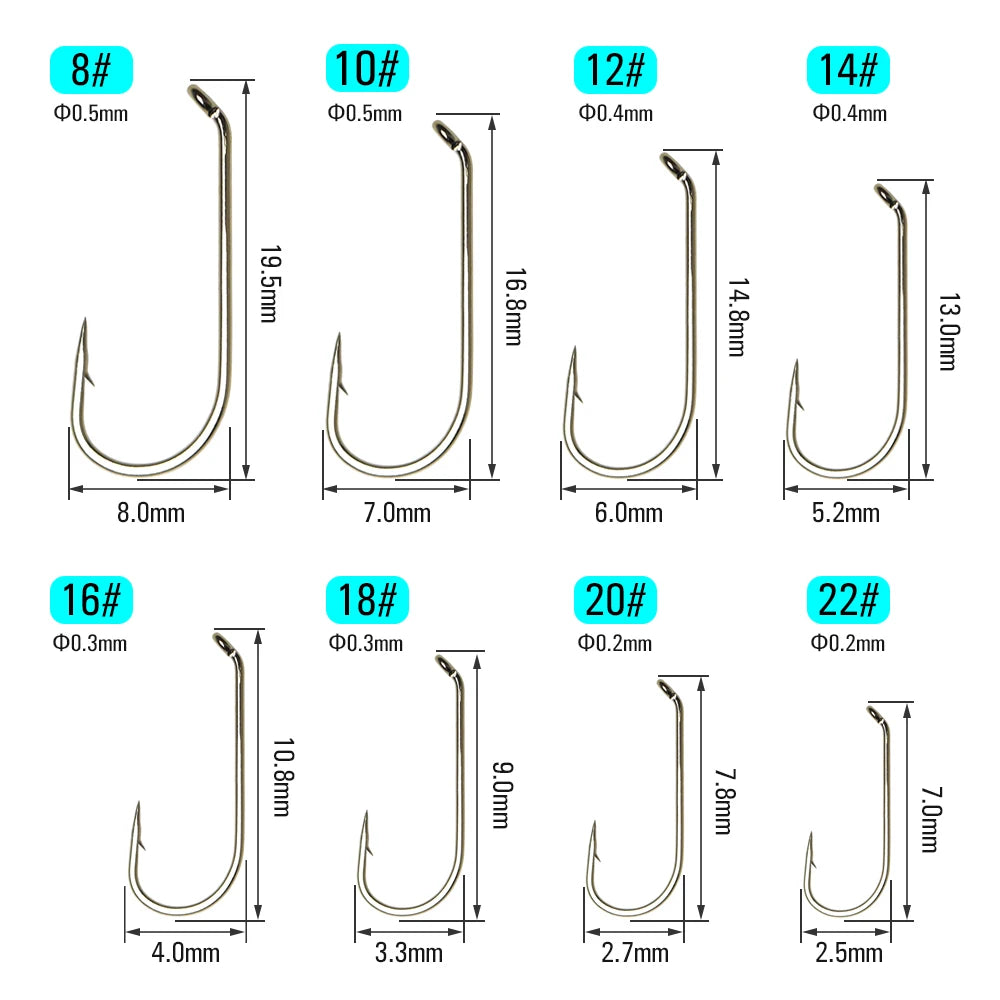 100PCS Fishing Hooks