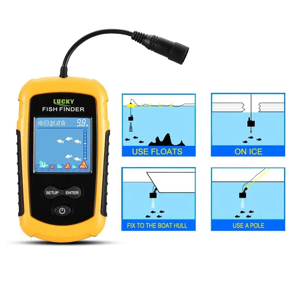 Fish Finders Alarm 100M Portable Sonar