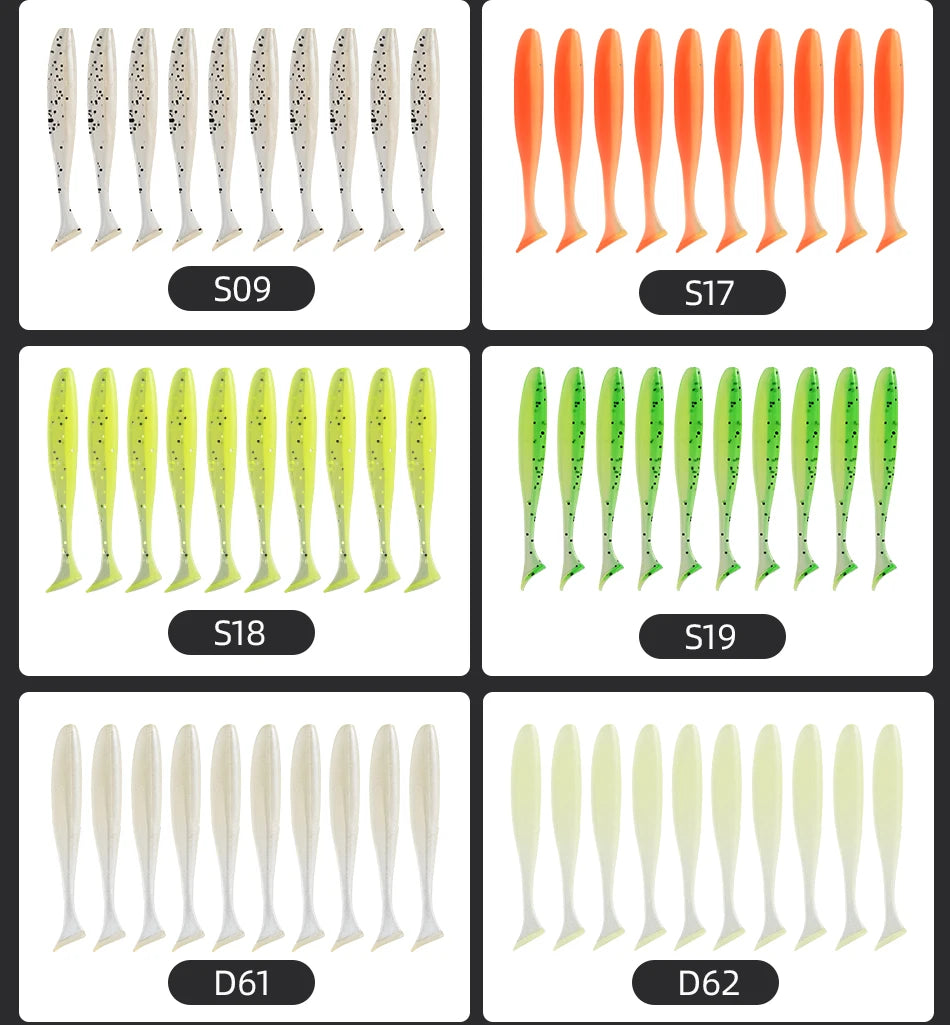 MEREDITH Easy Shiner Fishing Lures 50mm 65mm 75mm 100mm Wobblers Carp Fishing