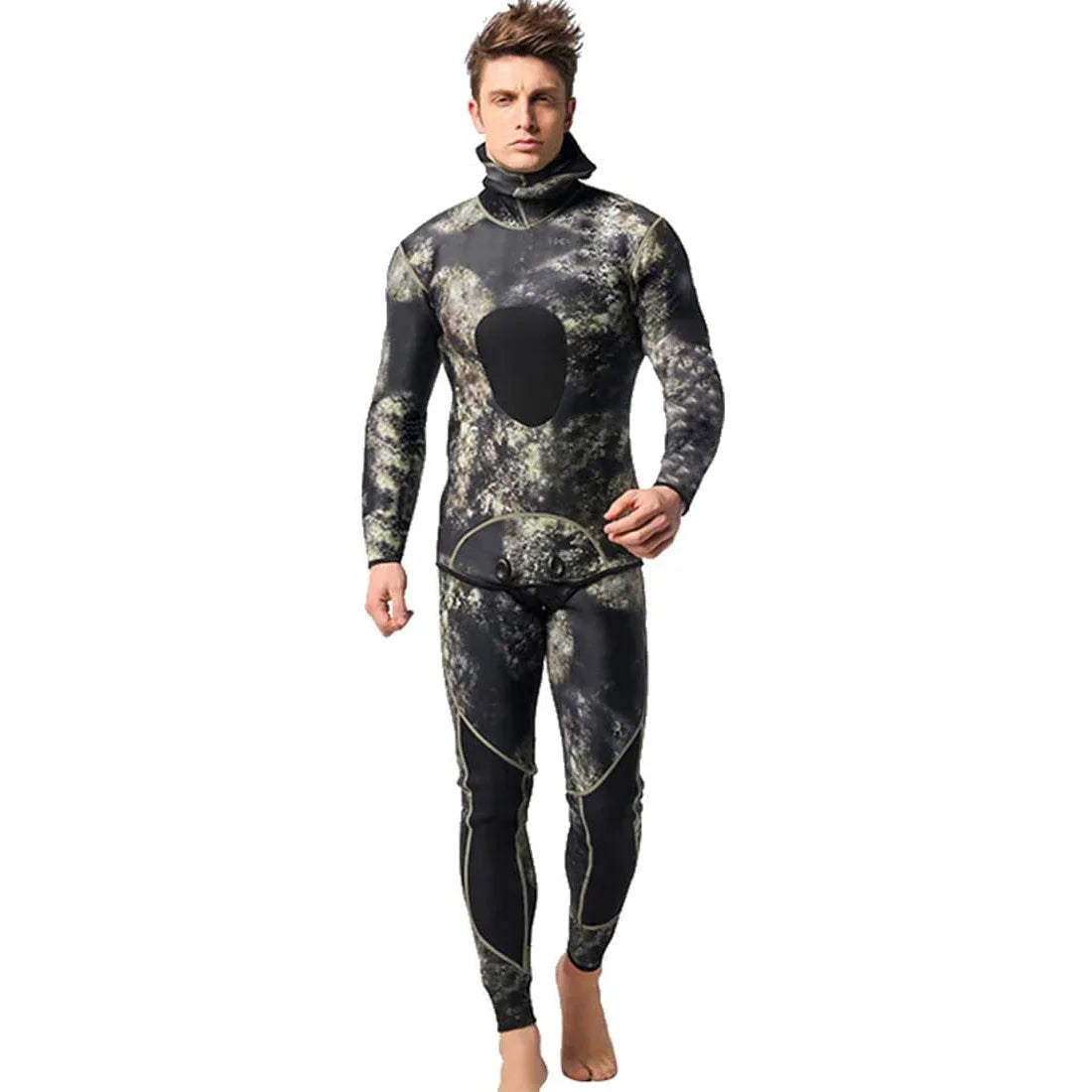 Hooded Custom Yamamoto 3Mm Smooth Skin Neoprene Spearfishing 7Mm 5Mm Wet Suit