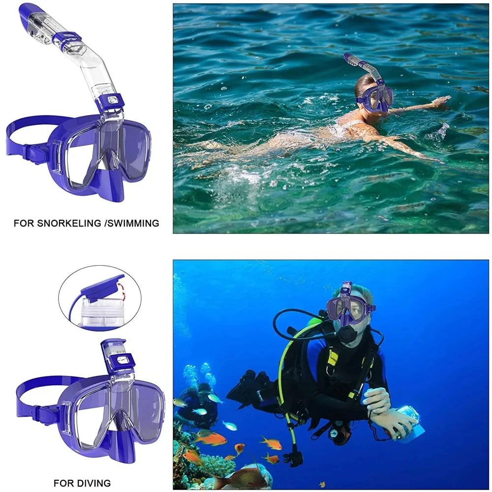 Diving Masks Foldable Anti-Fog