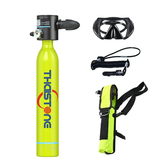 TAIITONEE-Mini Scuba Diving Tank Equipment, Oxygen Cylinder, Snorkeling, Underwater Breathing, 5-10 Minutes, 0.5L