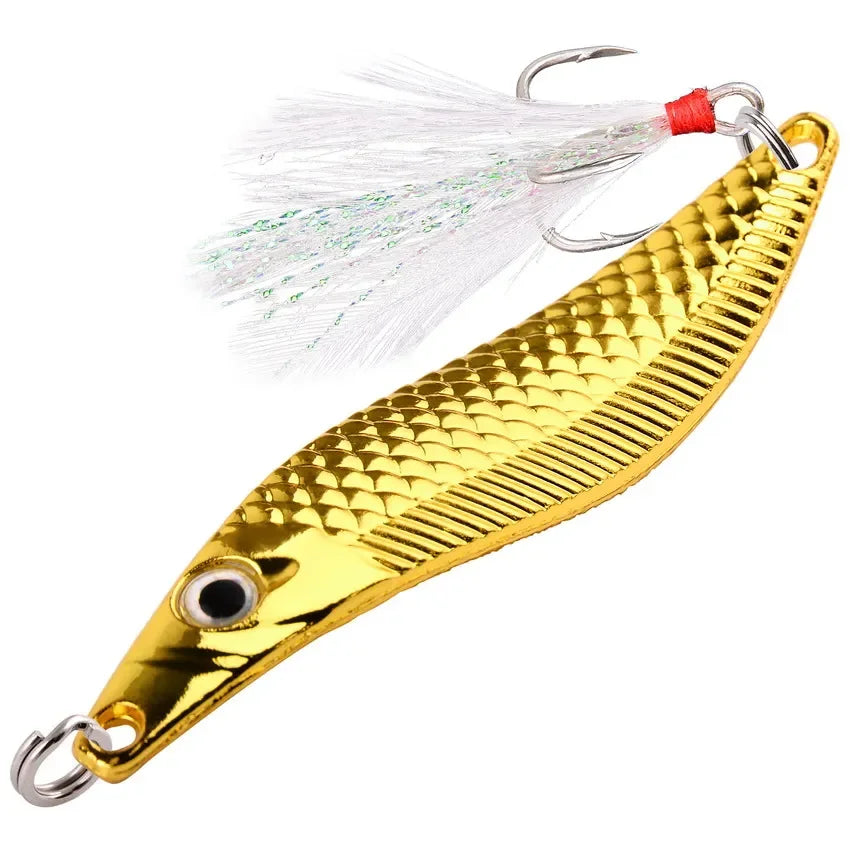 Artificial Bait with Feather Hook