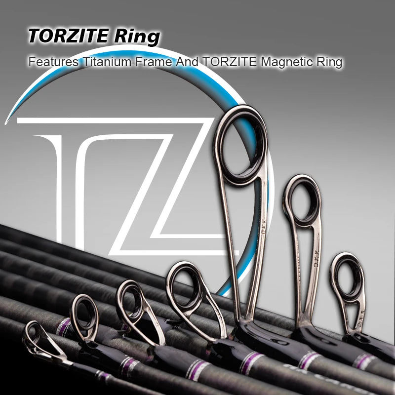 🎣 PURELURE ACUTEVIOLET 6FT Spinning & Casting Rod – TZ Ring Titanium Frame | Fast Action 🎣