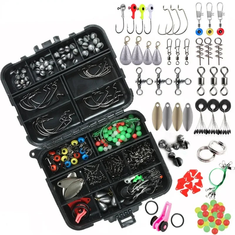 High Quality Fishing Tools Accessories Set (187 pcs)