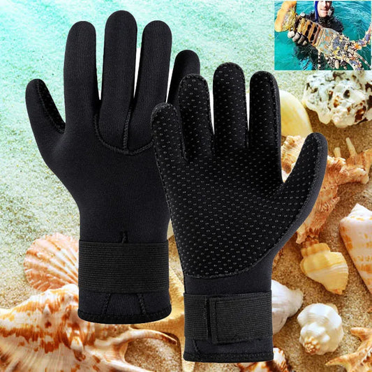 3mm 5mm Diving Gloves for Men Keep Warm, Resistant