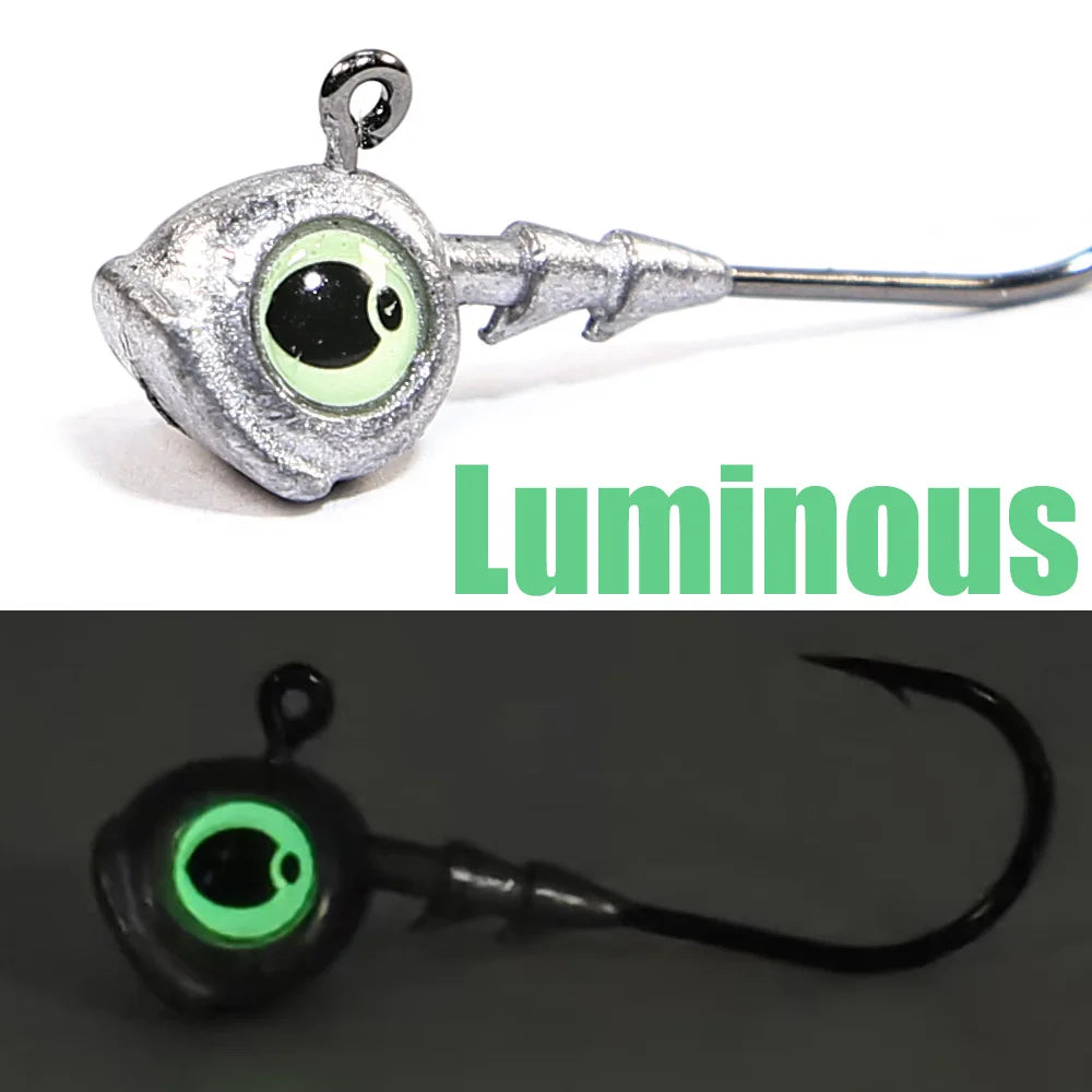 B&U Swimbait Hook Jig Head High Strength Fishing Worm Lure