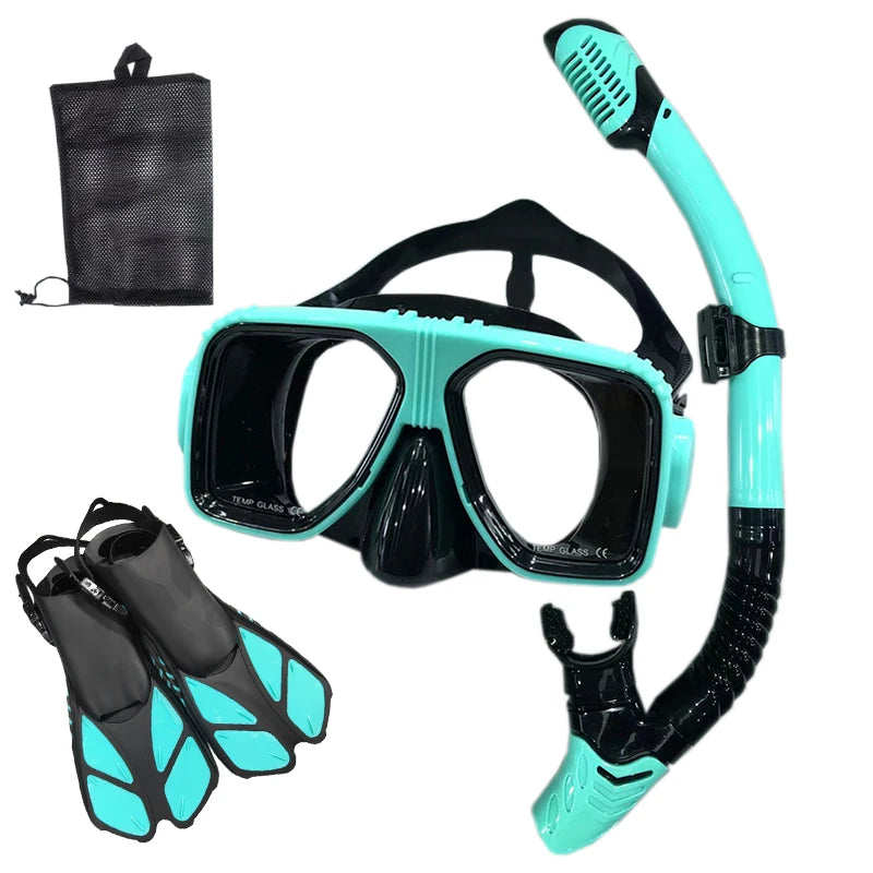 Scuba Diving Set with Mesh Gear Bag